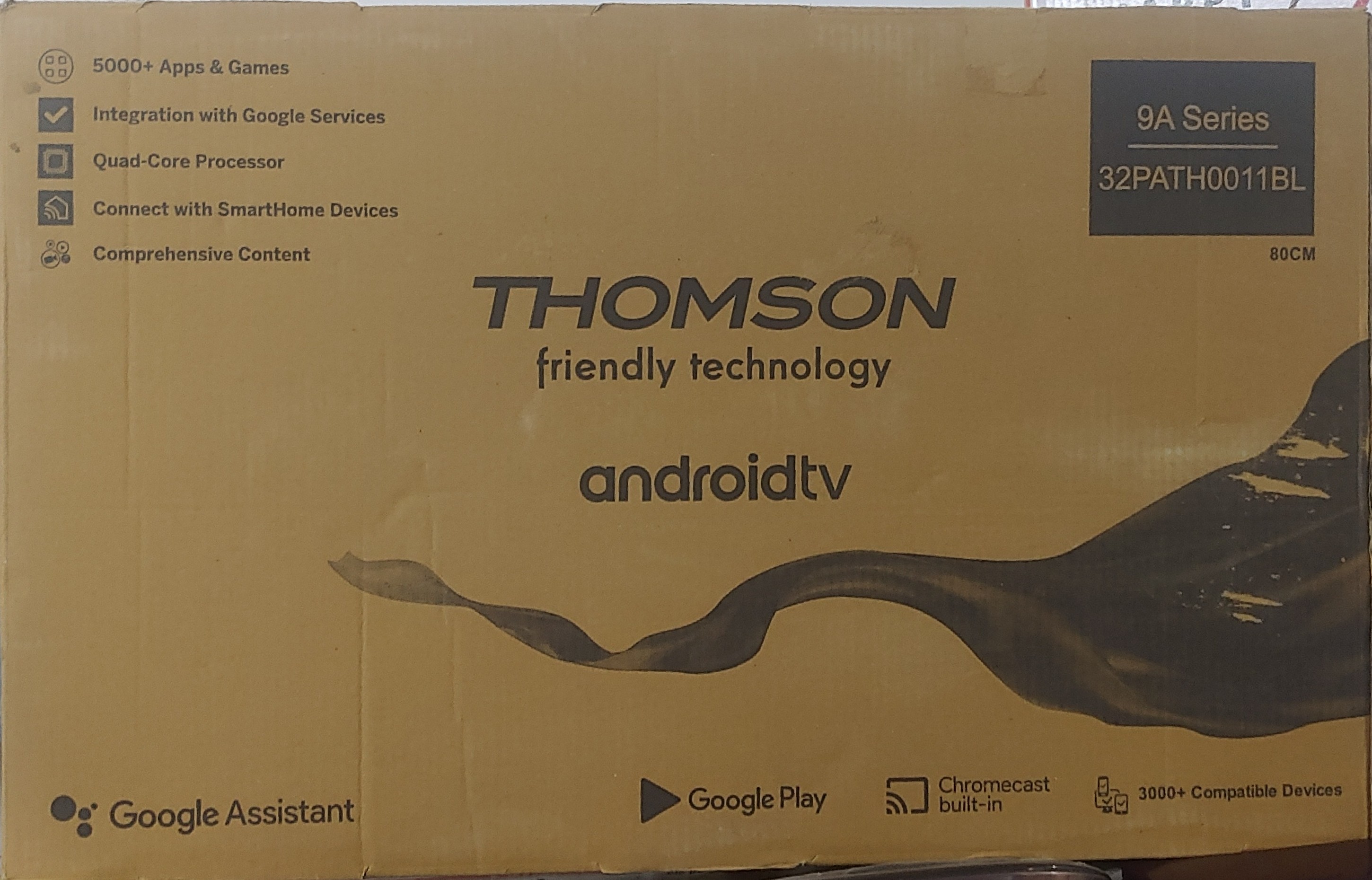 Thomson 9A Series LED TV Frameless 32PATH0011BL