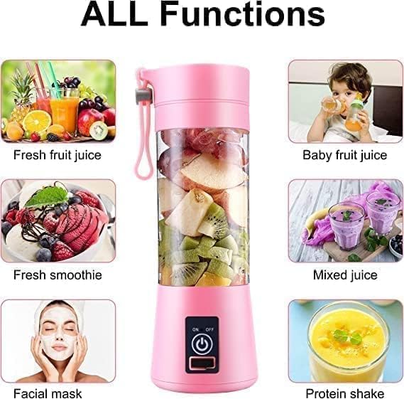 Portable USB Rechargeable 6-Blade Blender