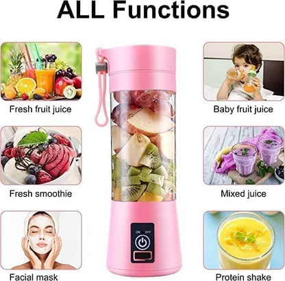 Portable USB Rechargeable 6-Blade Blender