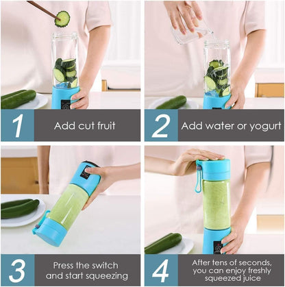 Portable USB Rechargeable 6-Blade Blender