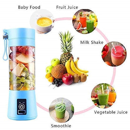 Portable USB Rechargeable 6-Blade Blender
