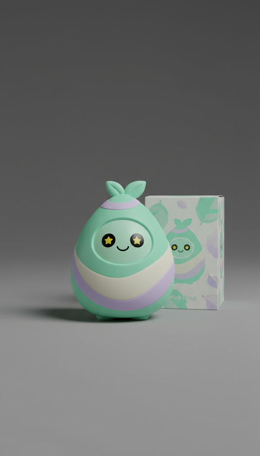 Vinyl figure with mint drop colorway