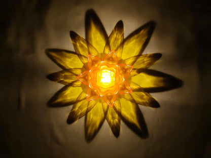 3D Reflection Diya (Set Of 12)